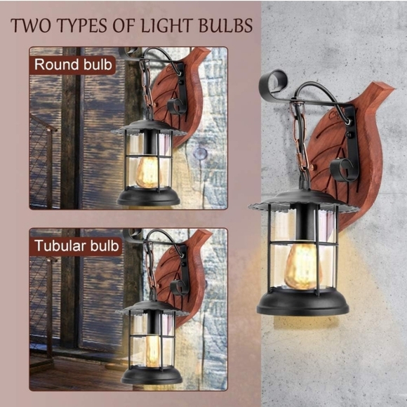 Retro Rustic Wall Light, by Cegar, NEW - Picture 4 of 8